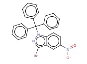 3-BROMO-5-NITRO-1-TRITYL-1H-<span class='lighter'>INDAZOLE</span>