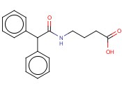 4-DIPHENYLACETYLAMINO-<span class='lighter'>BUTYRIC</span> ACID