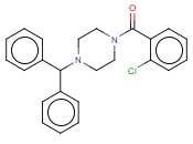 1-(2-CHLOROBENZOYL)-4-(DIPHENYLMETHYL)-PIPERAZINE