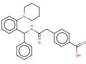 4-[2-羰基-2-({苯基[2-(<span class='lighter'>哌啶</span>-1-基)苯基]甲基}<span class='lighter'>氨基</span>)乙基]苯甲酸