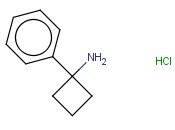 1-<span class='lighter'>苯基</span><span class='lighter'>环</span>丁基<span class='lighter'>胺</span><span class='lighter'>盐酸盐</span>