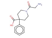 1-(2-AMINOACETYL)-4-<span class='lighter'>PHENYLPIPERIDINE</span>-4-CARBOXYLIC ACID