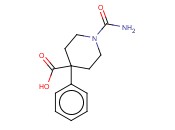 1-CARBAMOYL-4-<span class='lighter'>PHENYLPIPERIDINE</span>-4-CARBOXYLIC ACID