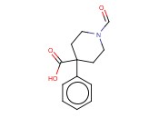 1-FORMYL-4-<span class='lighter'>PHENYLPIPERIDINE</span>-4-CARBOXYLIC ACID