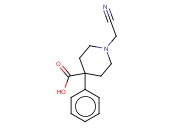 1-(CYANOMETHYL)-4-<span class='lighter'>PHENYLPIPERIDINE</span>-4-CARBOXYLIC ACID