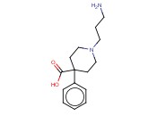 1-(3-AMINOPROPYL)-4-<span class='lighter'>PHENYLPIPERIDINE</span>-4-CARBOXYLIC ACID