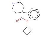CYCLOBUTYL 4-<span class='lighter'>PHENYLPIPERIDINE</span>-4-CARBOXYLATE