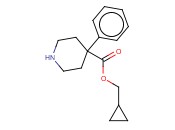 CYCLOPROPYLMETHYL 4-<span class='lighter'>PHENYLPIPERIDINE</span>-4-CARBOXYLATE