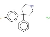 4-(4-FLUOROPHENYL)-<span class='lighter'>4-PHENYLPIPERIDINE</span> HCL