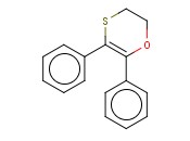 2,3-<span class='lighter'>二</span>氢-5,6-<span class='lighter'>二</span><span class='lighter'>苯基</span>-1,4-<span class='lighter'>氧</span>硫杂环己<span class='lighter'>二</span>烯