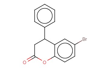 <span class='lighter'>6-BROMO-3,4-DIHYDRO-4-PHENYL-2H-1-BENZOPYRAN-2-ONE</span>