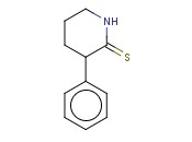 3-<span class='lighter'>PHENYLPIPERIDINE</span>-2-THIONE