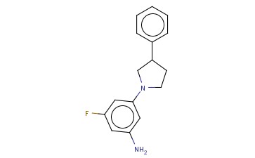 3-FLUORO-5-(3-PHENYLPYRROLIDIN-1-YL)ANILINE