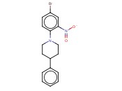 1-(4-BROMO-2-NITROPHENYL)-<span class='lighter'>4-PHENYLPIPERIDINE</span>