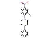 1-(2-BROMO-4-NITROPHENYL)-<span class='lighter'>4-PHENYLPIPERIDINE</span>