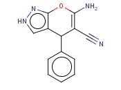 6-AMINO-4-PHENYL-5-CYANO-2,4-DIHYDROPYRANO[2,3-C]PYRAZOLE
