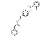 4-(2-(PHENYLACETYL)CARBOHYDRAZONOYL)PHENYL <span class='lighter'>2-CHLOROBENZOATE</span>