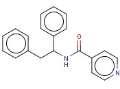 N-(1,2-DIPHENYLETHYL)<span class='lighter'>ISONICOTINAMIDE</span>