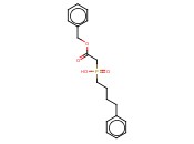 BENZYL HYDROXY(4-PHENYLBUTYL)PHOSPHINOYLACETATE