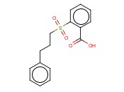 2-[(3-PHENYLPROPYL)SULFONYL]BENZOIC ACID