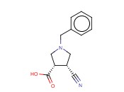(3S,4R)-1-BENZYL-4-CYANOPYRROLIDINE-3-CARBOXYLIC ACID