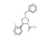 TRANS-1-BENZYL-4-(2-FLUOROPHENYL)PYRROLIDINE-3-CARBOXYLIC ACID
