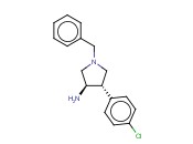 TRANS-1-BENZYL-4-(4-CHLOROPHENYL)PYRROLIDIN-3-AMINE
