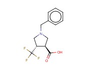 (3S,4S)-1-BENZYL-4-(TRIFLUOROMETHYL)PYRROLIDINE-3-CARBOXYLIC ACID