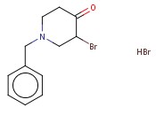 <span class='lighter'>1-BENZYL-3-BROMOPIPERIDIN-4-ONE</span> <span class='lighter'>HBR</span>