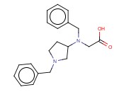 2-(BENZYL(1-BENZYLPYRROLIDIN-3-YL)AMINO)ACETIC ACID