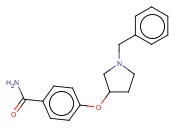 4-(1-苄基<span class='lighter'>吡咯烷</span>-3-氧基)苯甲酰胺