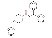 1-(4-BENZYLPIPERAZIN-1-YL)-3,3-DIPHENYLPROPAN-1-ONE