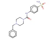1-(4-氨基<span class='lighter'>磺</span><span class='lighter'>酰</span><span class='lighter'>基</span>-苯氨基<span class='lighter'>甲</span><span class='lighter'>酰</span><span class='lighter'>基</span>)-4-苄基哌嗪