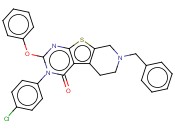 7-BENZYL-3-(4-CHLOROPHENYL)-2-PHENOXY-5,6,7,8-TETRAHYDROPYRIDO[4',3':4,5]THIENO[2,3-D]PYRIMIDIN-4(3H)-ONE