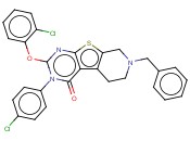 7-BENZYL-2-(2-CHLOROPHENOXY)-3-(4-CHLOROPHENYL)-5,6,7,8-TETRAHYDROPYRIDO[4',3':4,5]THIENO[2,3-D]PYRIMIDIN-4(3H)-ONE