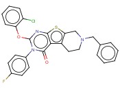 7-BENZYL-2-(2-CHLOROPHENOXY)-3-(4-FLUOROPHENYL)-5,6,7,8-TETRAHYDROPYRIDO[4',3':4,5]THIENO[2,3-D]PYRIMIDIN-4(3H)-ONE