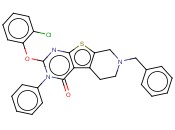 7-BENZYL-2-(2-CHLOROPHENOXY)-3-PHENYL-5,6,7,8-TETRAHYDROPYRIDO[4',3':4,5]THIENO[2,3-D]PYRIMIDIN-4(3H)-ONE
