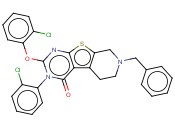 7-BENZYL-2-(2-CHLOROPHENOXY)-3-(2-CHLOROPHENYL)-5,6,7,8-TETRAHYDROPYRIDO[4',3':4,5]THIENO[2,3-D]PYRIMIDIN-4(3H)-ONE