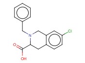 3-ISOQUINOLINECARBOXYLIC ACID, 7-CHLORO-1,2,3,4-TETRAHYDRO-2-(PHENYLMETHYL)-