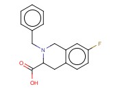 3-ISOQUINOLINECARBOXYLIC ACID, 7-FLUORO-1,2,3,4-TETRAHYDRO-2-(PHENYLMETHYL)-