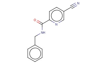 N-BENZYL-5-<span class='lighter'>CYANOPYRIDINE</span>-2-CARBOXAMIDE