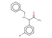 2-(BENZYLAMINO)-2-(<span class='lighter'>3-BROMOPHENYL</span>)ACETAMIDE