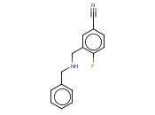 3-[(BENZYLAMINO)METHYL]-<span class='lighter'>4-FLUOROBENZONITRILE</span>