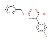 N-CBZ-4-FLUORO-(L)-<span class='lighter'>PHENYLGLYCINE</span>