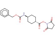 CARBAMIC ACID, [[4-[[(2,5-DIOXO-1-PYRROLIDINYL)OXY]-CARBONYL]CYCLOHEXYL]METHYL]-, PHENYL-METHYL ESTER, TRANS