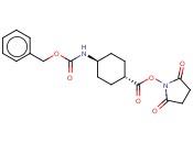 Carbamic acid, [[4-[[(2,5-dioxo-1-pyrrolidinyl)oxy]-carbonyl]cyclohexyl]methyl]-, phenyl-methyl ester, trans