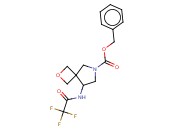 2-氧杂-6-氮杂螺[3.4]辛烷-6-羧酸的<span class='lighter'>酸</span>，8-[（2,2,2-三氟<span class='lighter'>乙酰</span>基）<span class='lighter'>氨基</span>]-，苯<span class='lighter'>甲</span><span class='lighter'>酯</span>