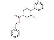 BENZYL 3-FLUORO-4-<span class='lighter'>PHENYLPIPERIDINE</span>-1-CARBOXYLATE