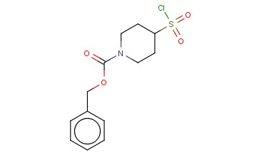 <span class='lighter'>N-BENZYLOXYCARBONYL-4-PIPERIDINESULFONYL</span> <span class='lighter'>CHLORIDE</span>