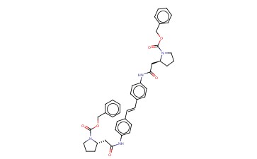 (2S,2'S)-BENZYL 2,2'-(4,4'-((E)-ETHENE-1,2-DIYL)BIS(4,1-PHENYLENE))BIS(AZANEDIYL)BIS(OXOMETHYLENE)DIPYRROLIDINE-1-CARBOXYLATE